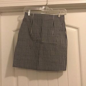 Checkered skirt